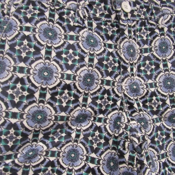 NWT Gap Geometric Print Midi Shorts Size 7 - Picture 2 of 4